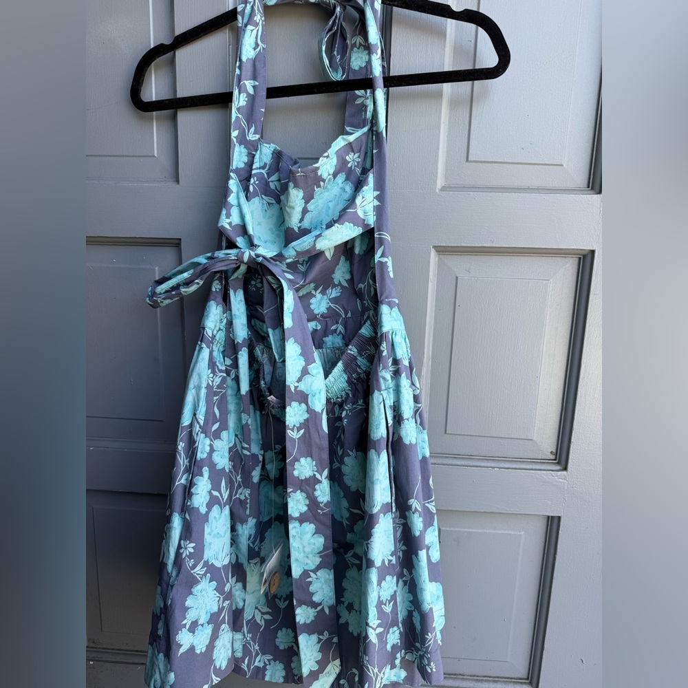 NWT Free People‎ Meet me in Maui floral printed ocean combo  mini dress size S - Picture 4 of 15
